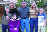 Bethany with her birth and support families