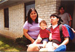 Photo of Luis going home